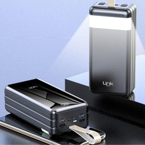 St60 60000 Mah Powerbank Fenerli Taşınabilir Şarj Aleti