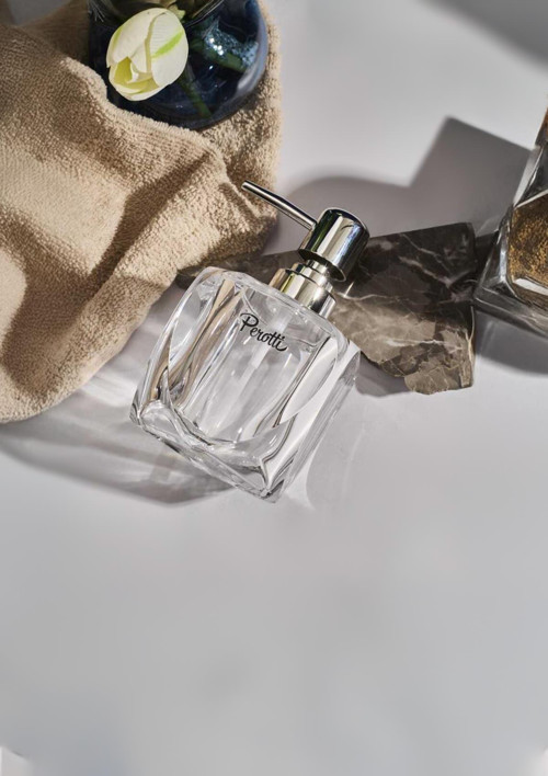 Akrilik Sıvı Sabunluk - Düşmeye Dayanıklı Banyo, Mutfak Sıvı Sabunluğu - 250 ML
