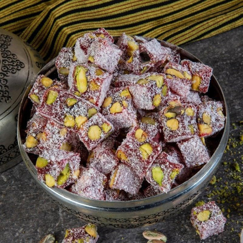 Çifte Kavrulmuş Antep Fıstıklı Narlı Lokum 250 g