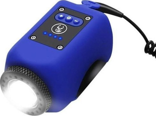 Xbyc 6128 Usb Şarjlı 250 Lümen 120 Db Yüksek Sesli Bisiklet Ön Farı Ve Korna Mavi