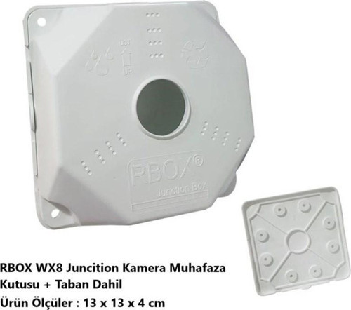 WX8 Juncition Montaj Buatı Kamera Muhafaza Kutusu Taban Dahil Büyük Boy 50 Adet