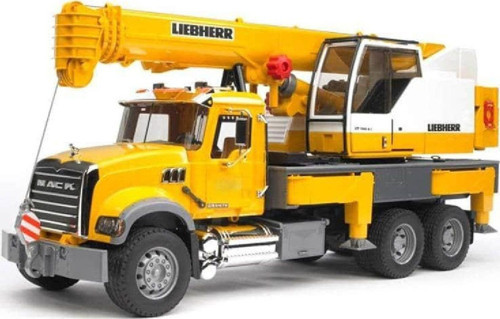 1:16 Model Mack Granite Liebherr Crane Truck Vinçli Kamyon İnşaat Model Aracı