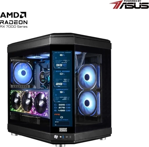 CRTG127 Ryzen 5 7600 32GB DDR5 1TB NVMe Radeon RX 7700XT 12GB Gaming Hazır Sistem