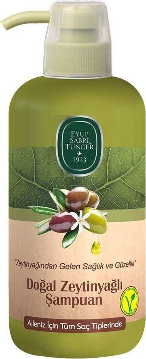 Doğal Zeytinyağlı Şampuan 600 ml Pet Şişe x 3 Adet