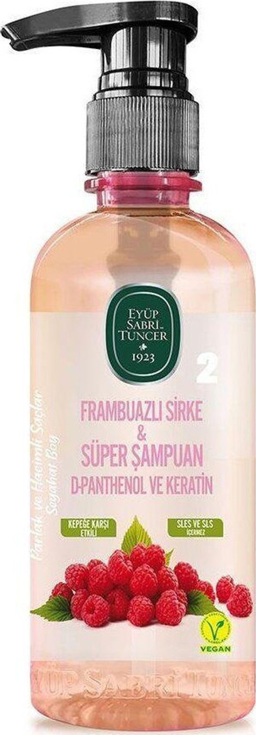 Frambuazlı Sirke & Süper Şampuan 100 ml - Seyahat Boy X 2 Adet