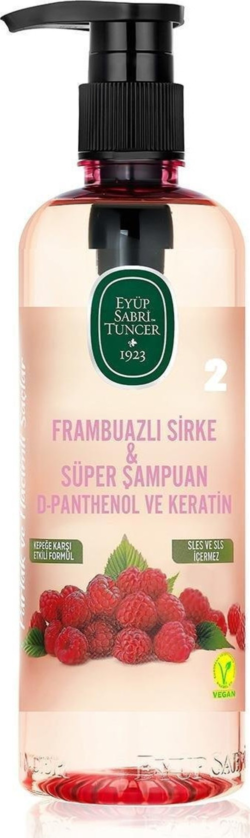 Frambuazlı Sirke & Süper Şampuan 500 Ml X 4 Adet
