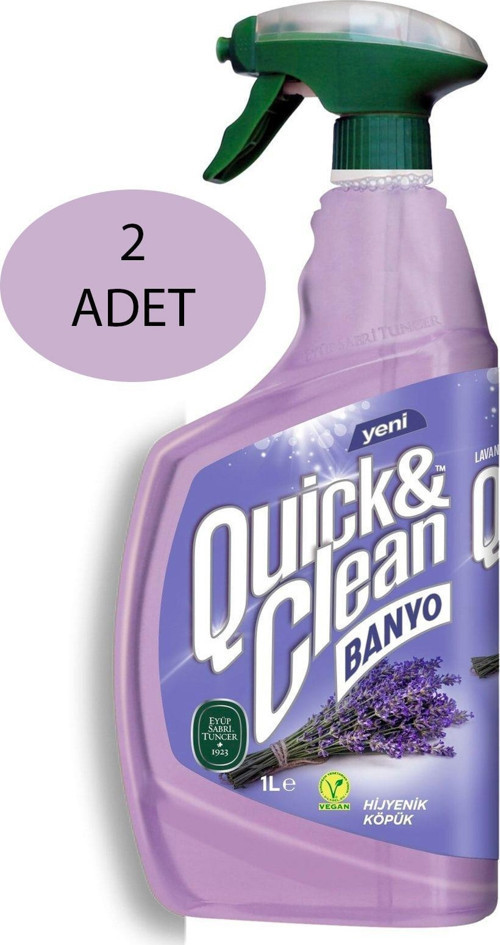 Lavanta Yağı & Sirkeli Çok Amaçlı Banyo Yüzey Temizleyici - 1lt X 2 Adet