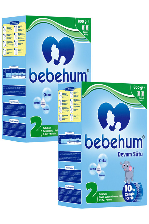 2 Numara Devam Sütü 6-9 Ay 800 gr x 2 Adet