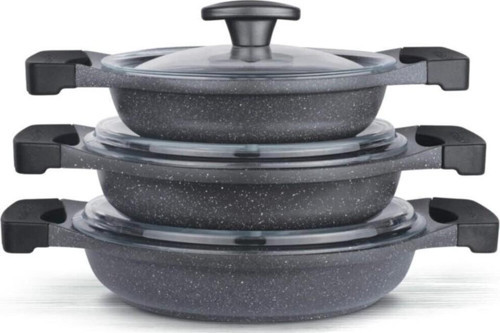 Graneu Sahan Set | 6 Parça | Gri