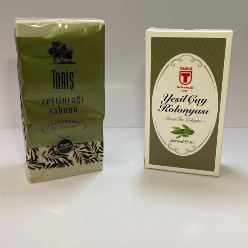 5'Li Zeytinyağlı Sabun 800 Gram Ve Yeşil Çay Kolonya 200 Ml