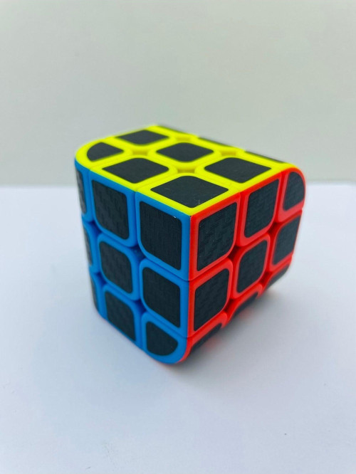 Cuber Speed Curve 3X3 Zeka Küpü Carbon Fiber Kaplama Zeka Küpü Sabır Küpü Rucik Cube Yeni Model
