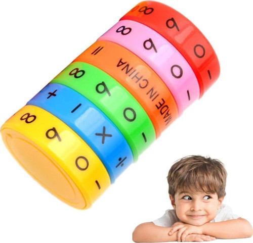 Zeka Küpü Eğitici Oyuncak Matematik Sayılar Sihirli Silindir Küp Dört Işlem 1 Adet