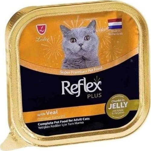 Jöle İçinde Parça Dana Etli Yetişkin Konserve Kedi Maması 85 Gr