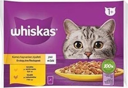Kümes Hayvanları Ziyafeti Tavuklu ve Hindili Kedi Yaş Mama 340 gr (4 X 85 Gr)