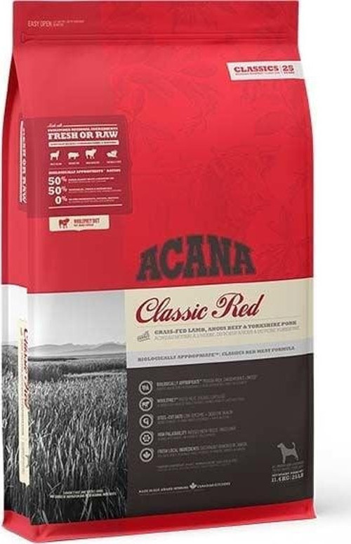Classics Red Düşük Tahıllı Etli ve Sebzeli Yetişkin Köpek Maması 2 Kg - Petshopundan
