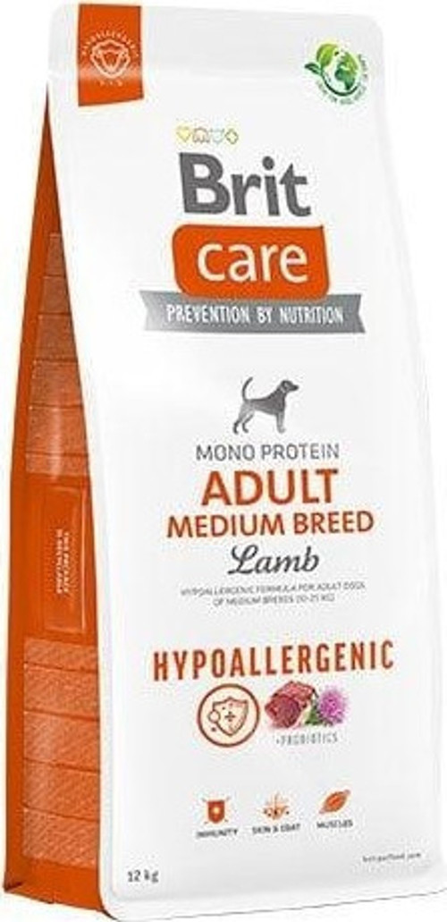 Hypoallergenic Adult Medium Breed Kuzulu Orta Irk Yetişkin Köpek Maması 12 Kg - Petshopund