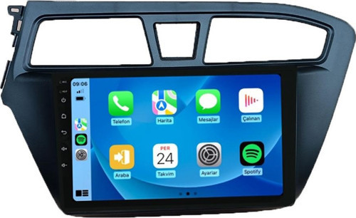 MTC 332 Serisi Hyundai İ20 2018-2020 Model Uyumlu 4GB Ram 32GB Hafıza Carplay Android Auto Destekli Multimedya Navigasyonlu Teyp