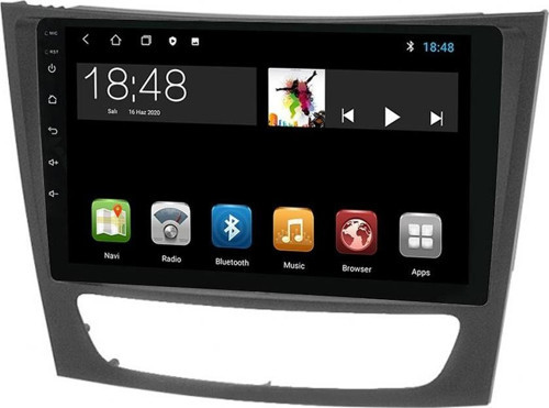 MTC-232 Serisi Mercedes Benz E Class CLS Class 2002-2009 Model Uyumlu 2GB Ram 32GB Hafıza 2+32 Carplay Android Auto Destekli Multimedya Navigasyonlu Teyp