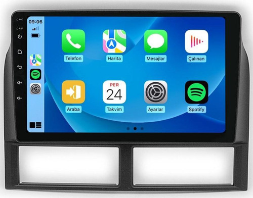 MTC-332 Serisi Jeep Grand Cherokee 1998-2004 Model Uyumlu 4GB Ram 32GB Hafıza Carplay Android Auto Destekli Multimedya Navigasyonlu Teyp