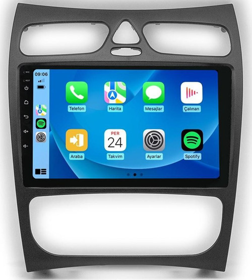MTC-332 Serisi Mercedes CLK Serisi W209 2003-2005 Model Uyumlu 4GB Ram 32GB Hafıza Carplay Android Auto Destekli Multimedya Navigasyonlu Teyp