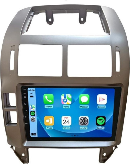 MTC-332 Serisi Volkswagen Polo 2005-2009 Model Uyumlu 4GB Ram 32GB Hafıza Carplay Android Auto Destekli Multimedya Navigasyonlu Teyp