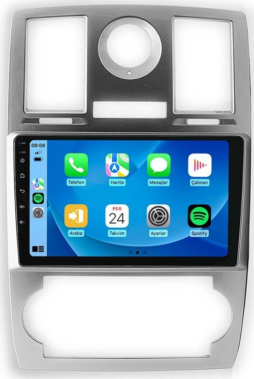 MTC-432 Serisi Chrysler 300 C 2005-2010 Model Uyumlu 4GB Ram 64GB Hafıza Carplay Android Auto Destekli Multimedya Navigasyonlu Teyp