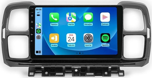 MTC-332 Serisi Citroen Berlingo Peugeout Partner 2015-2018 Model Uyumlu 4GB Ram 32GB Hafıza Carplay Android Auto Destekli Multimedya Navigasyonlu Teyp