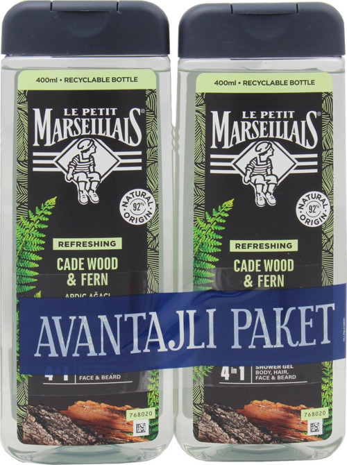 For Men Ardıç Ağacı Ve Fujer Duş Jeli 2 x 400 ml