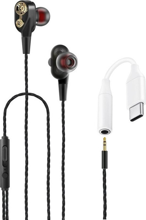 2023 Hot Beats 3D Hifi 4 Hoparlörlü Casper Via M35 Type-C to 3.5mm Jack Dönüştürücü Kablolu Mikrofonlu Kulaklık Si