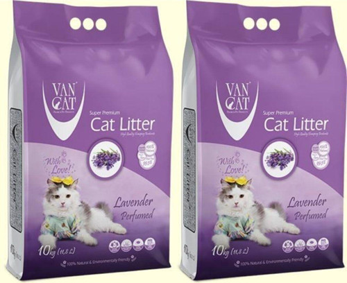 Vancat Lavanta Kokulu Ince Tane Kedi Kumu 10 Kg X 2 Adet