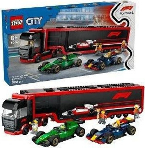 City F1 Truck with RB20 & AMR24 F1 Cars 60445