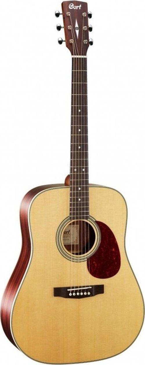 Earth100Ns Akustik Gitar, Masif Ladin Kapak, Natürel Satin