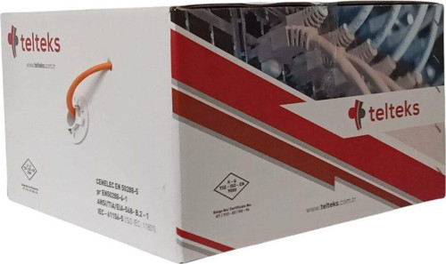 Cat 6 U/Utp Lszh/Hffr Turuncu Halojensiz Kablo 106M