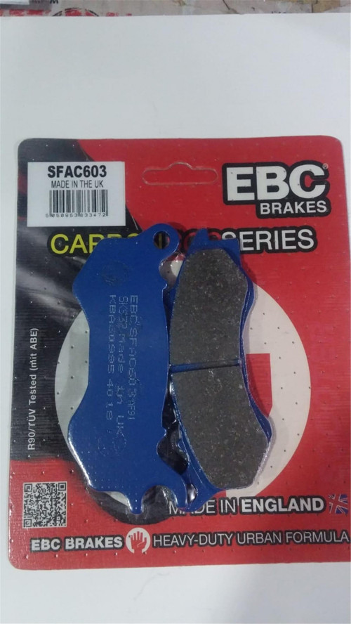 Carbon Ön Fren Balatası Sfac603 2014-2018 Peugeot Django 150 Uyumlu Ön Fren Balatası