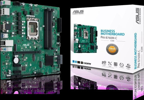 Pro B760m-c-csm, 4xddr5, 2x M.2, Hdmı, Dp, D-sub, 12-13.nesil, Lga1700 Soket, Anakart