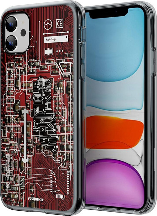 iPhone 11 Uyumlu Kılıf Technology Serisi Kapak