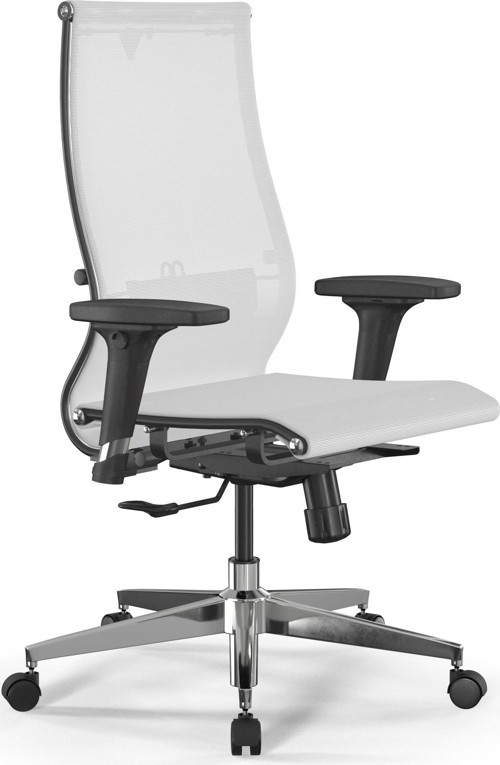Deri ve Filelİ Ofis Koltuğu / Yönetici Sandalyesi - Synchro SIT10-B2-163D / 1011392 Beyaz