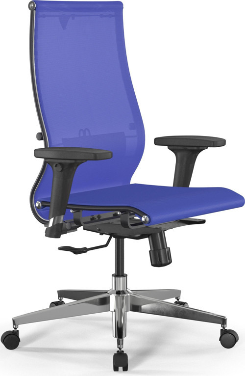 Deri ve Filelİ Ofis Koltuğu / Yönetici Sandalyesi - Synchro SIT10-B2-163D / 1011392 Mavi