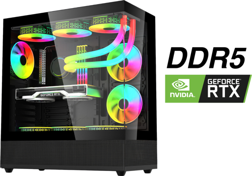 NextGen R5-A i5 13400F 32GB DDR5 1TB M.2 NVMe RTX 4060 8GB 240mm Sıvı Soğutma Oyuncu Oem Seti