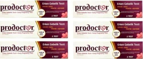 Erken Gebelik Testi 6 Adet Bulut4773