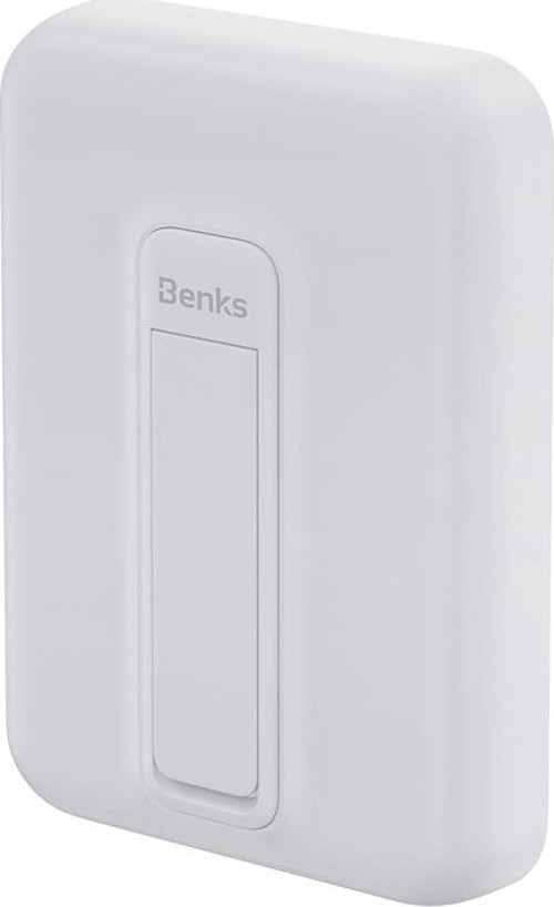 Magsafe Powerbank Mp09 Magnetik Standlı İnce Tasarımlı Powerbank 6000Mah 5W Beyaz