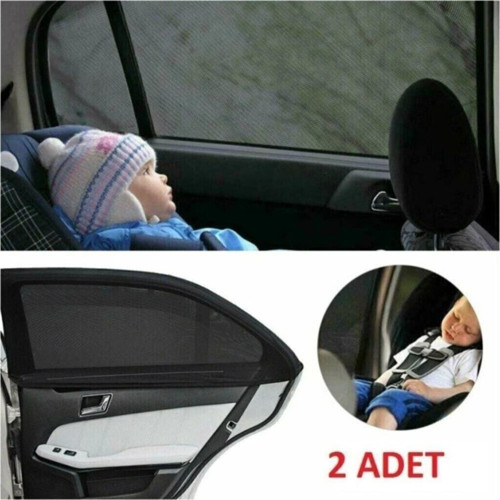 Opel Mokka Uyumlu 2 Adet Oto Yan Cam Güneşliği, Arka Cam Güneşliği/Perde