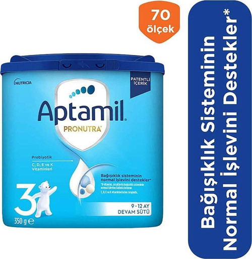 3 Devam Sütü 350 G 9-12 Ay Akıllı Kutu