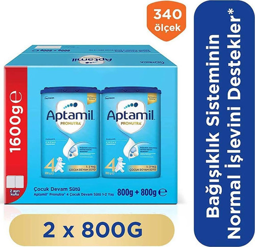 4 Çocuk Devam Sütü 800x2 G 1 Yaş+Akıllı Kutu