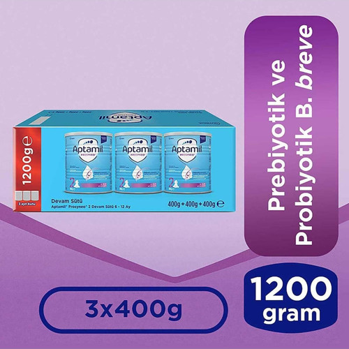 2 Devam Sütü Prosyneo 6-12 Ay 400 gr X 3 Adet