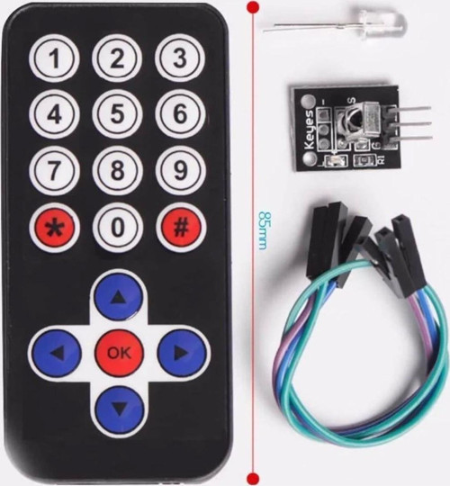 Arduino Kızılötesi IR Alıcı Verici Kumanda Seti Kumanda Kiti
