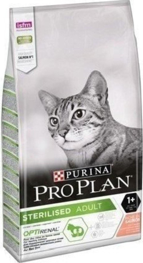 Sterilised Kısırlaştırılmış Kediler Için Somonlu Ve Ton Balıklı Kedi Maması 10 Kg