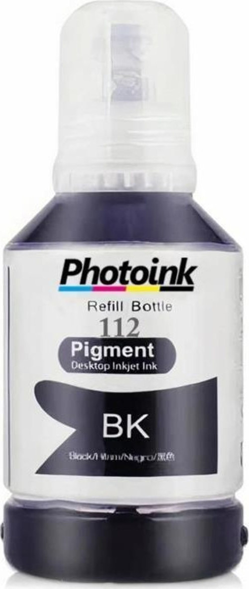 TKPrint Epson Photoİnk 112 L6490 L6550 L6570 M1540 Siyah Muadil Mürekkep 7500 Sayfa