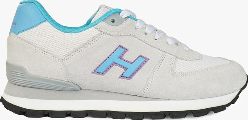 Peru Hakiki Deri Peru Beyaz Mavi Kadın Spor Ayakkabı