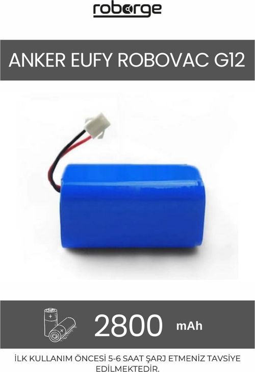 Anker Eufy Robovac G12 Robot Süpürge Uyumlu Batarya 2800 mAh - Muadil Ürün